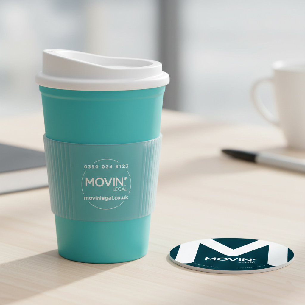 Movin coaster and mug design